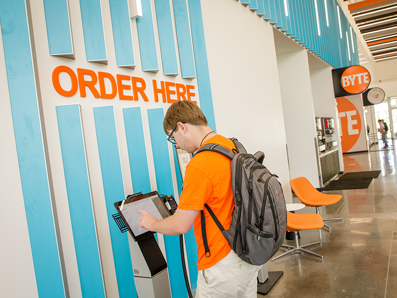 Student at Byte in Central Market Place