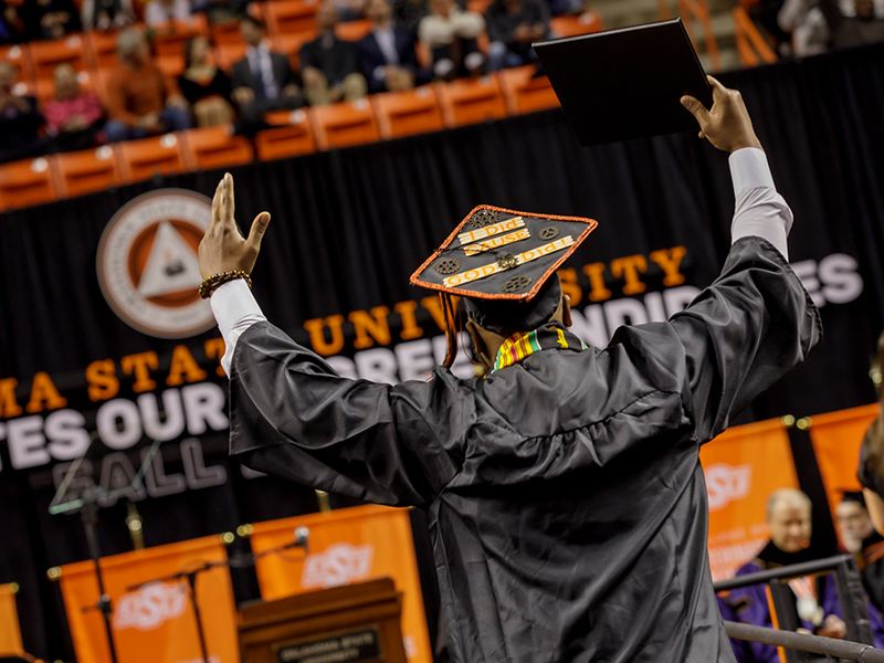 Student graduating