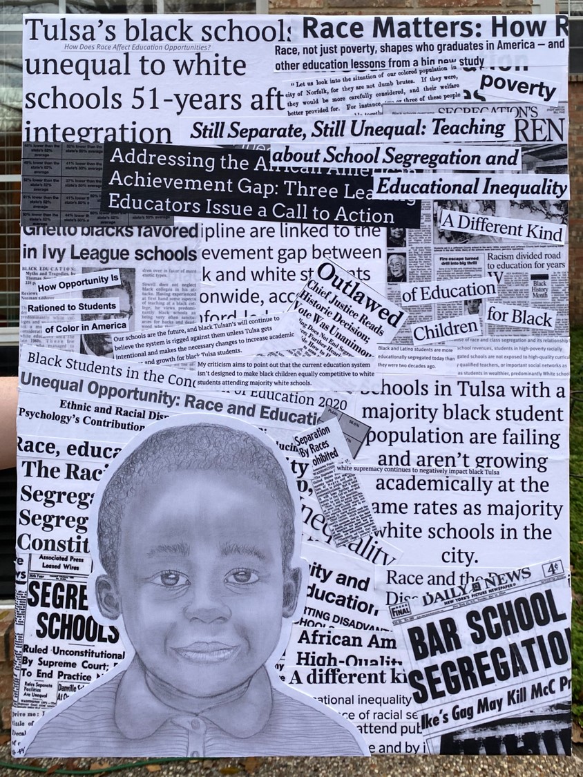 The State of Black Education. Artwork by Elsa Berry