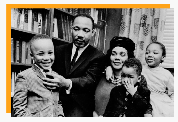 MLK Jr. and family